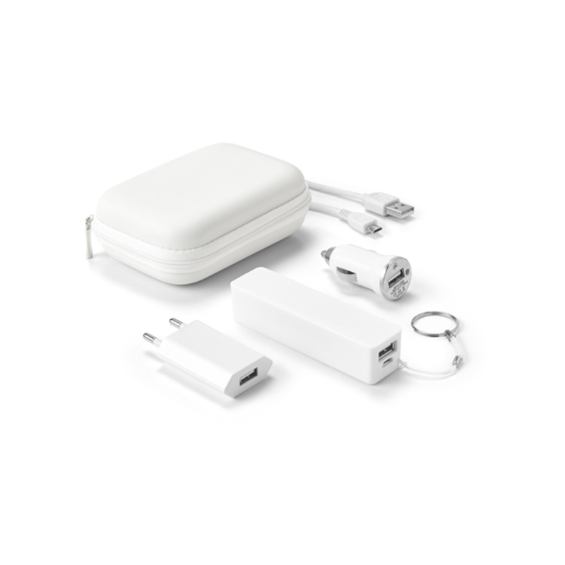 Battery and USB charger set