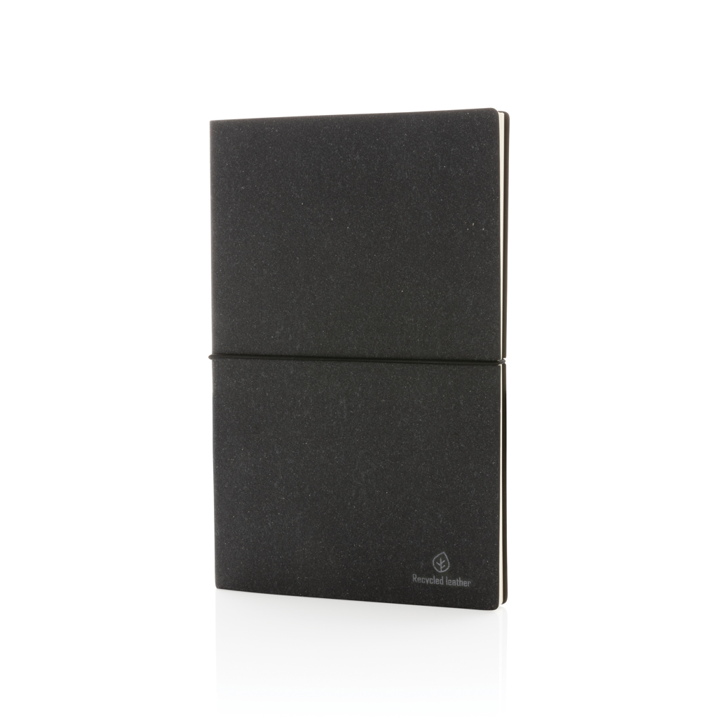 A5 GRS recycled leather notebook