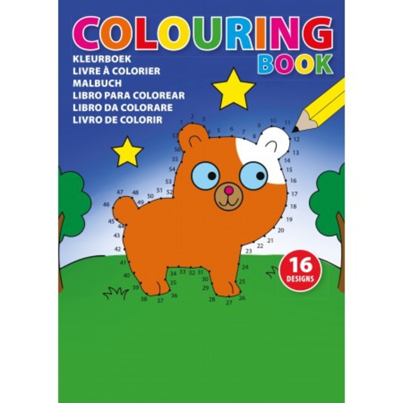 A5 Children's colouring book.