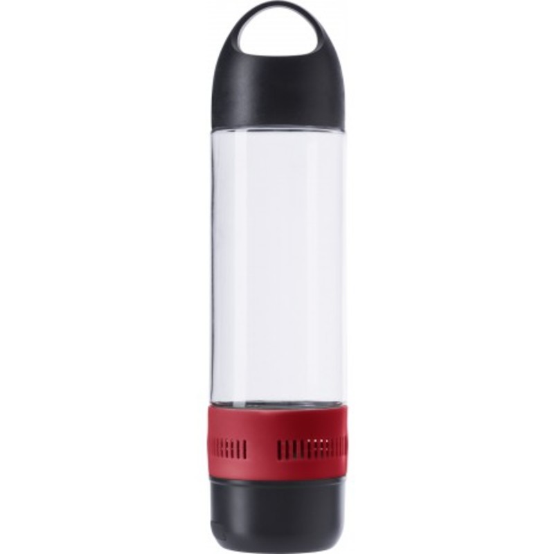 Water bottle with speaker