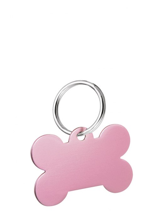 PENDANT PINK BONE - 25x38 mm