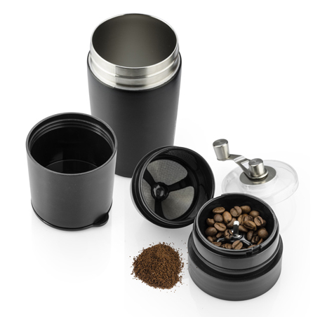 Travel mug with coffee grinder COLUMBIA 360 ml