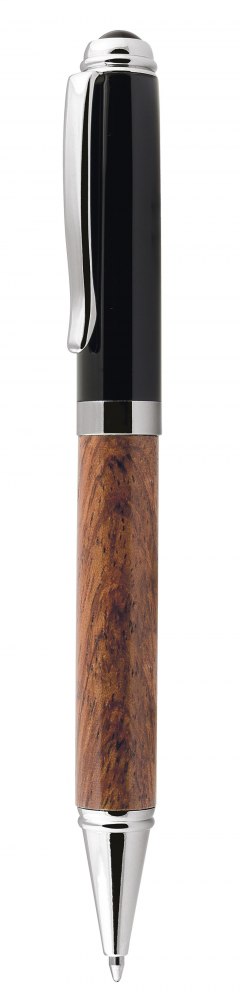 BALLPOINT PEN  WOOD AND METAL BLACK
