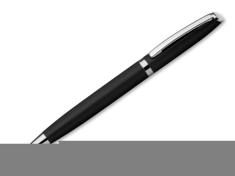 LANDO metal ball pen, blue refill, Black
