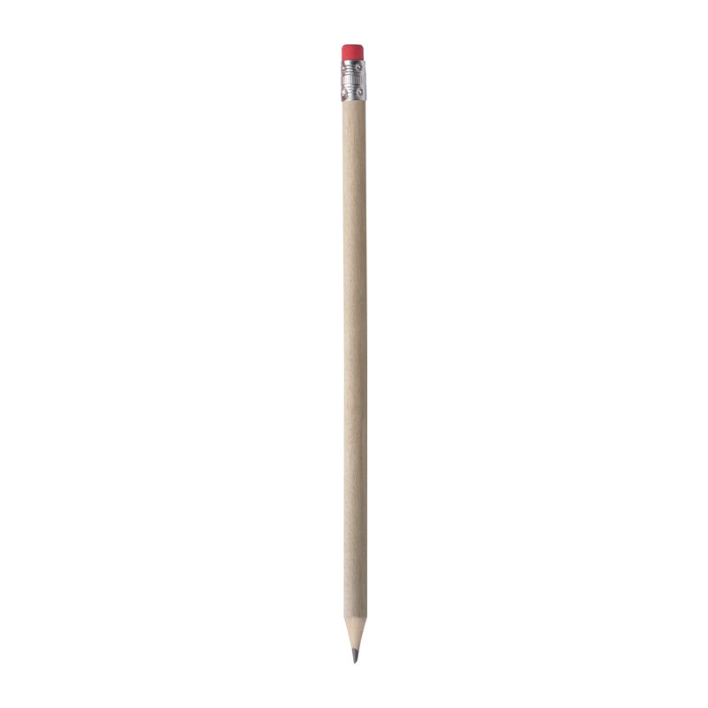Pencil with Eraser Hickory