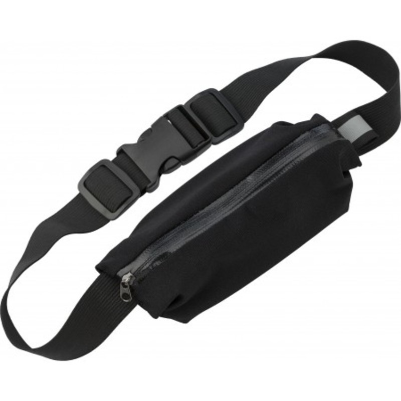 Neoprene, zippered, waist bag
