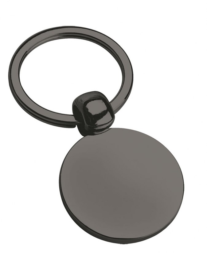 ROUND KEY RING d=30mm-BROWN