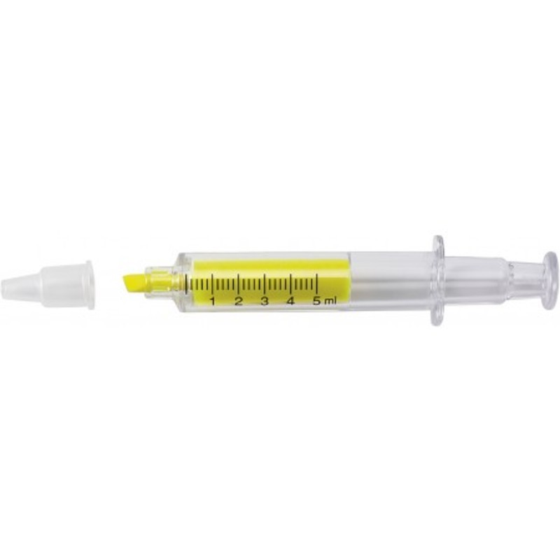 Syringe text marker