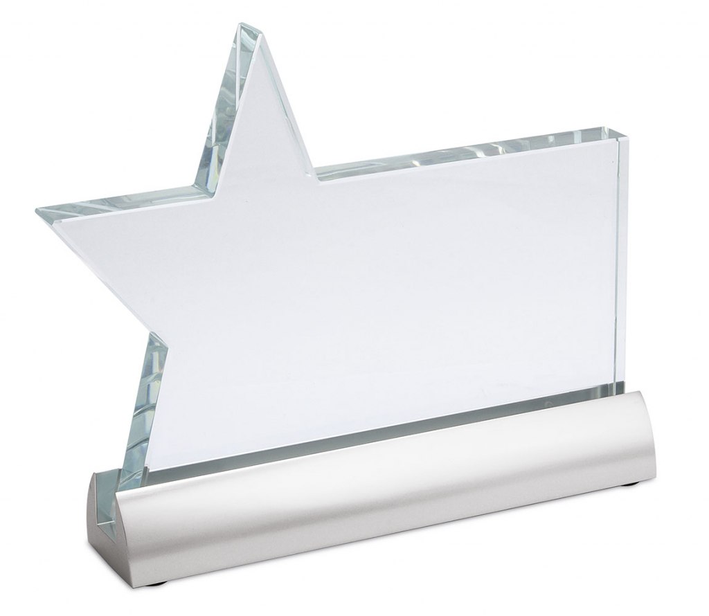 RECTANGULAR STAR WITH ALUMINUM BASE