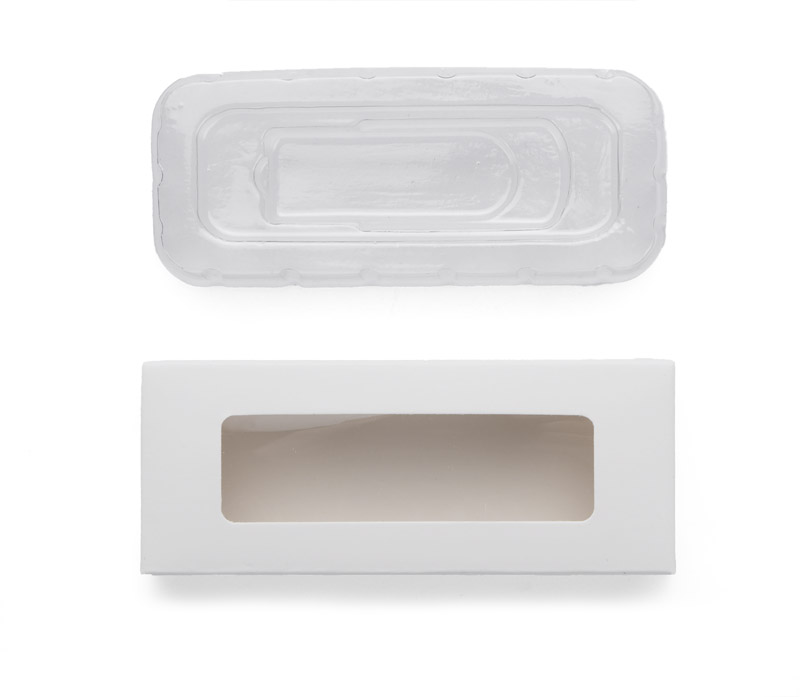 Box for USB flash drives with small tray