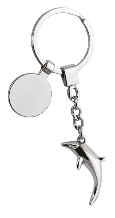 KEY CHAIN DOLPHIN WITH COIN