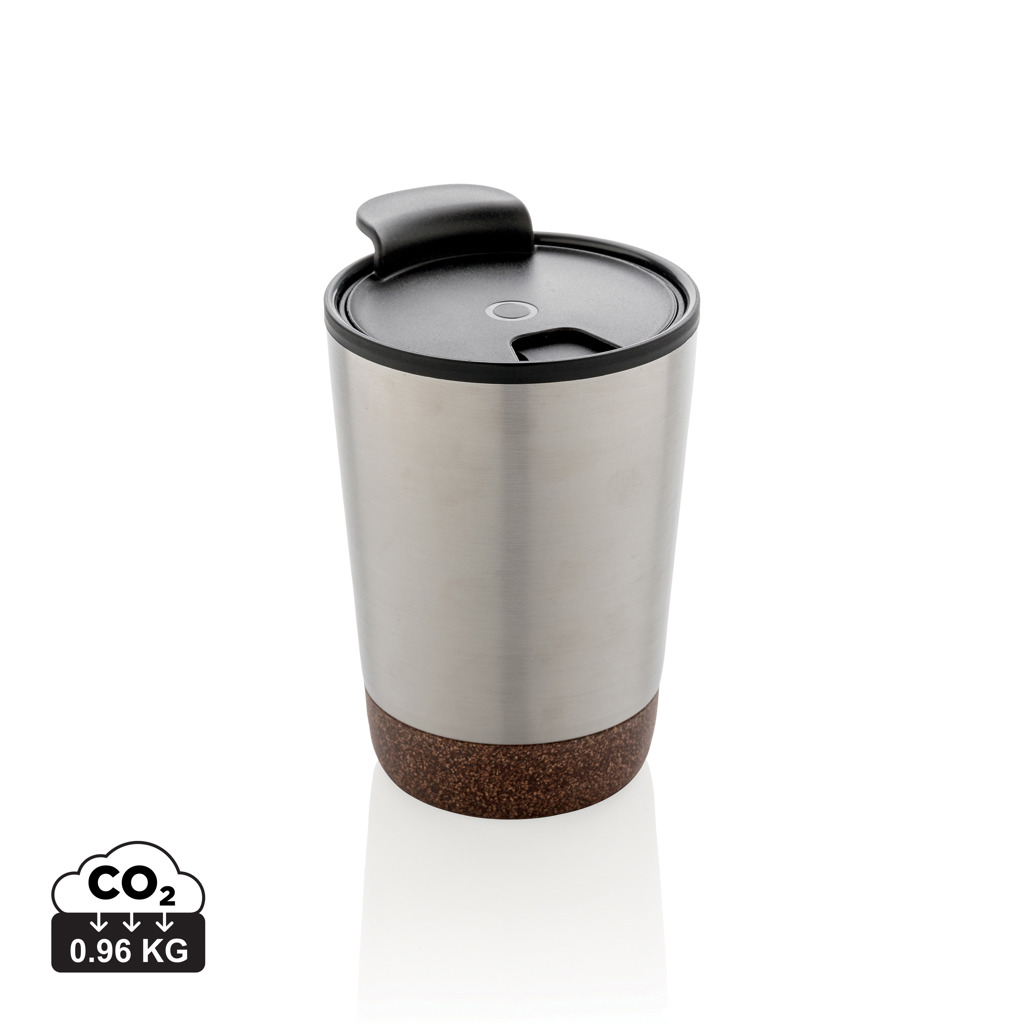 RCS Recycled stainless steel cork coffee tumbler