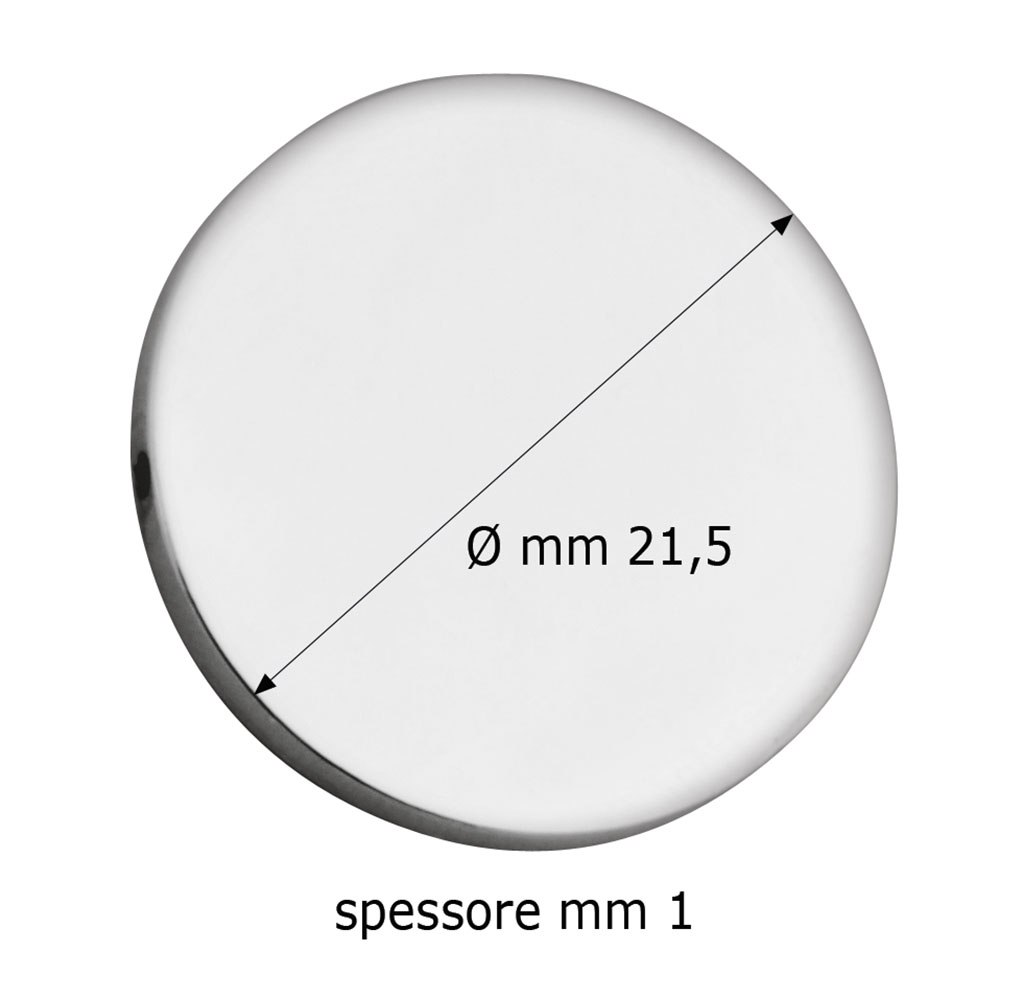 POLISHED TOKEN 21.5x1 mm FOR ART.7228