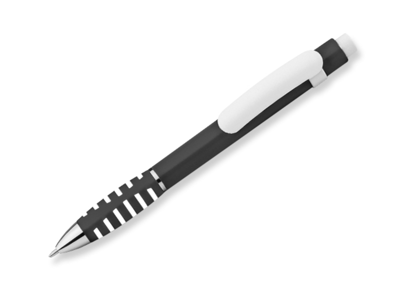 LATIFA plastic ball pen, blue refill, Black