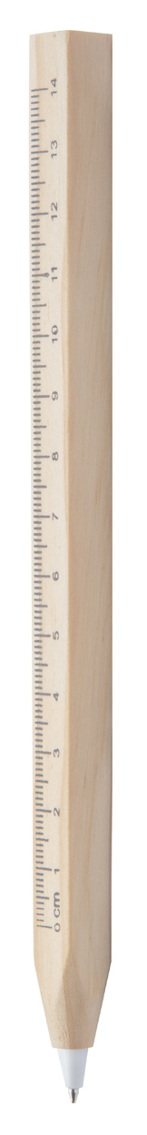 Burnham ballpoint pen with ruler