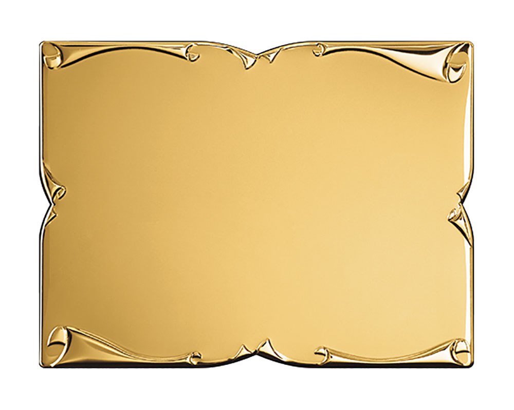 SUBLIMAZ PARCHMENT GOLD PLATE. 230x180mm