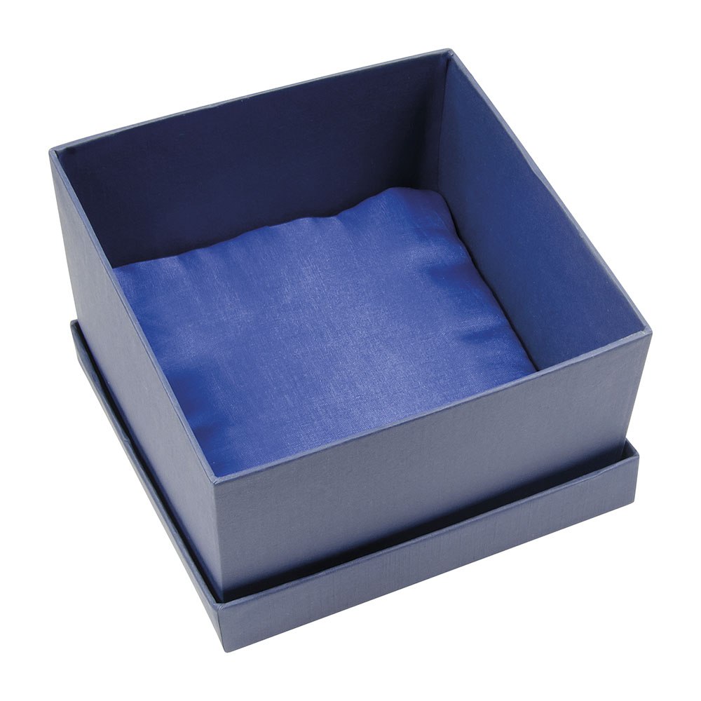 BLUE BOX SATIN BLUE 130X130X70 MM