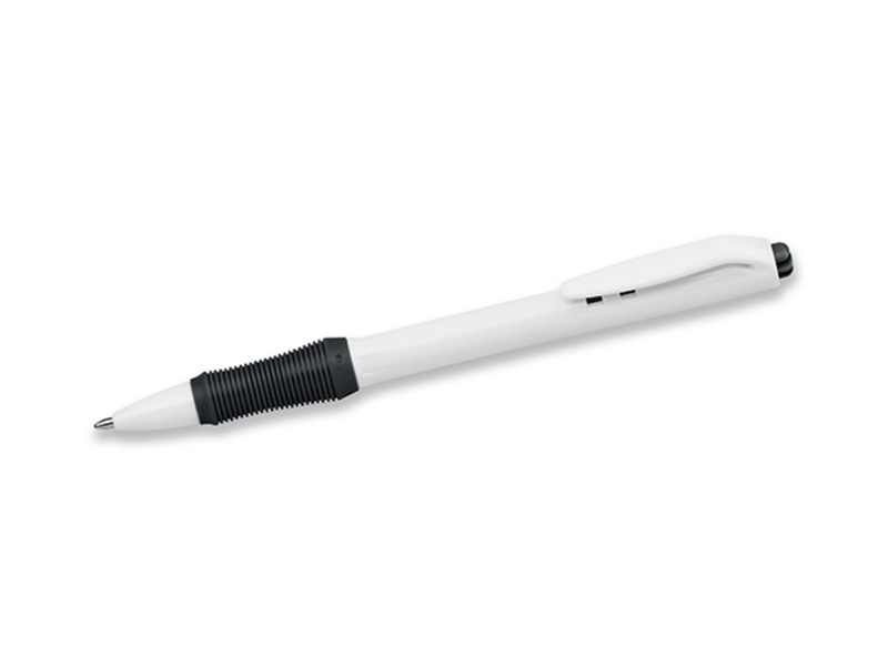 DENT plastic ball pen, blue refill, Black