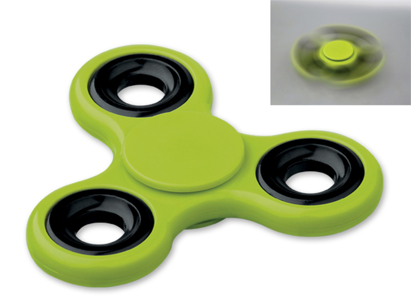 SPIN plastic anti-stress finger spinner, Light green