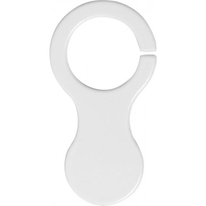Plastic keychain.