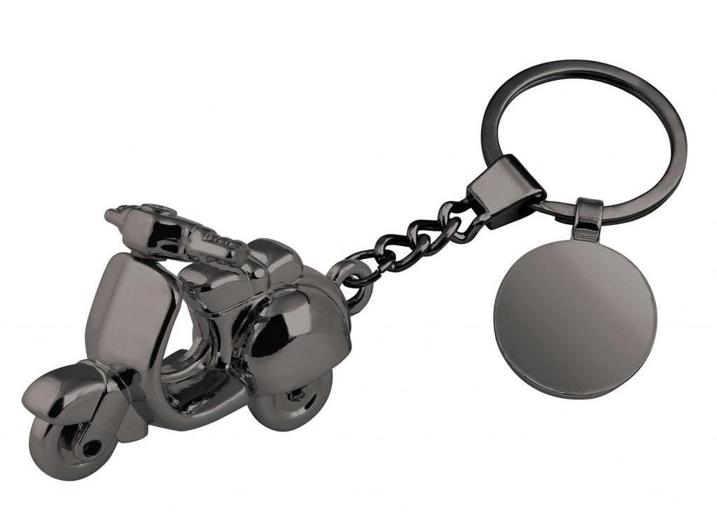 VESPA CHAVI HOLDER WITH TOKEN - BURNISHE