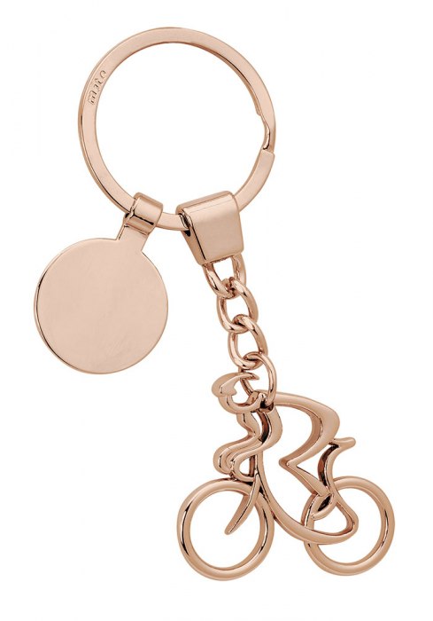 ROSÉ STYLIZED BIKE KEY RING