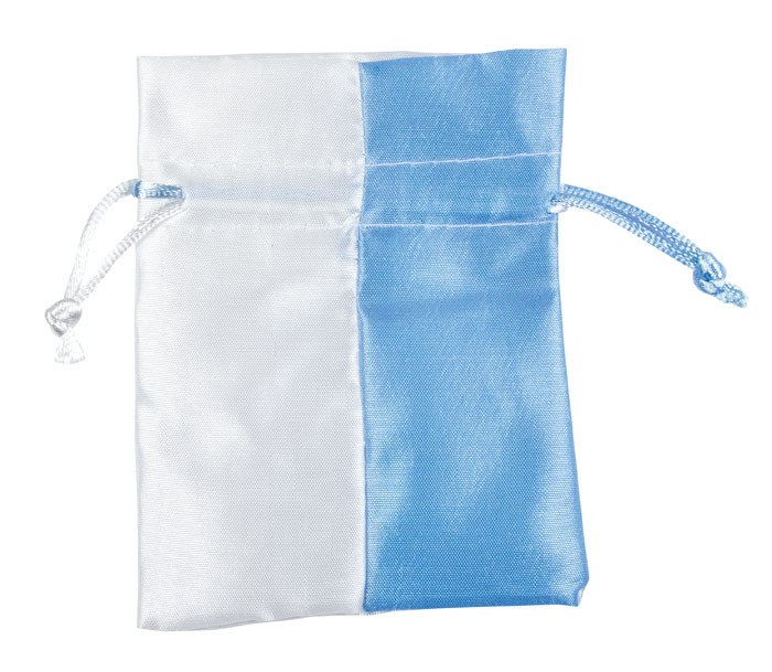 SMALL BAG FOR FAVOR WHITE/LIGHT BLUE