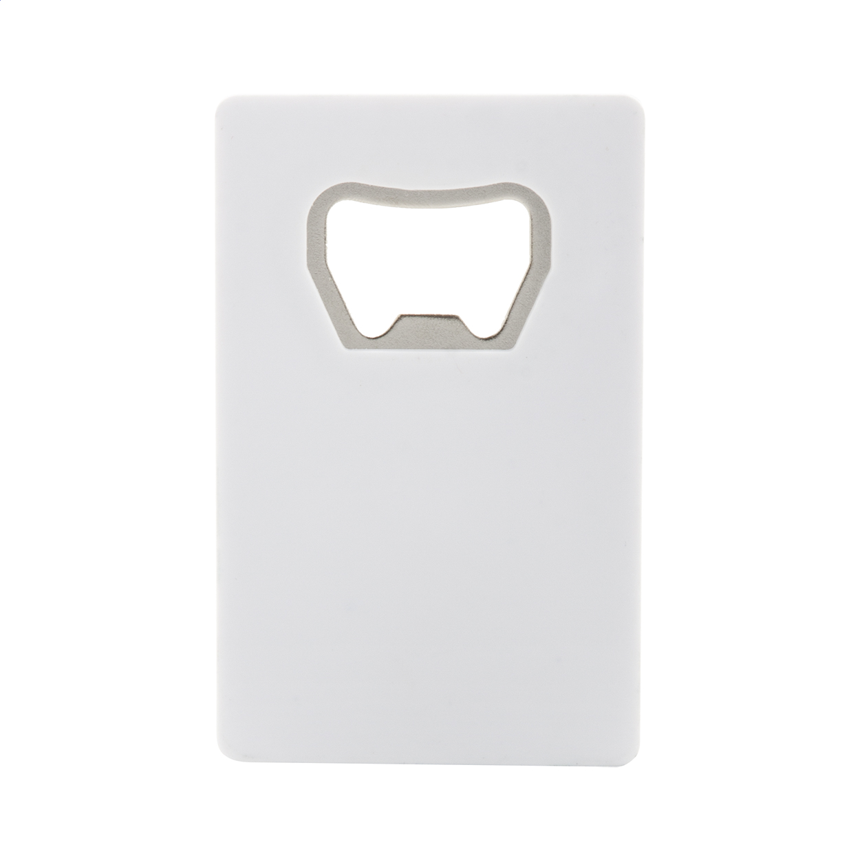 Swipe bottle opener