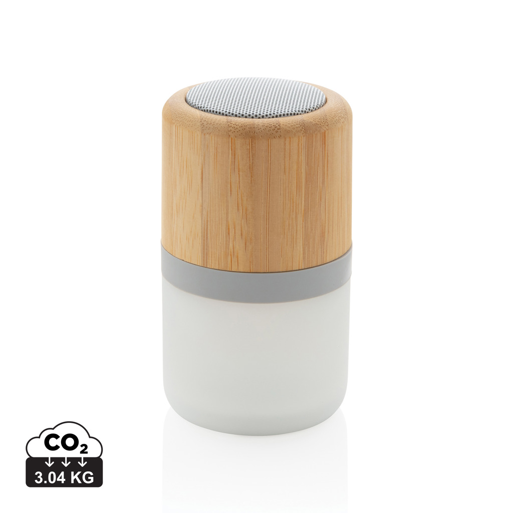 Bamboo colour changing 3W speaker light