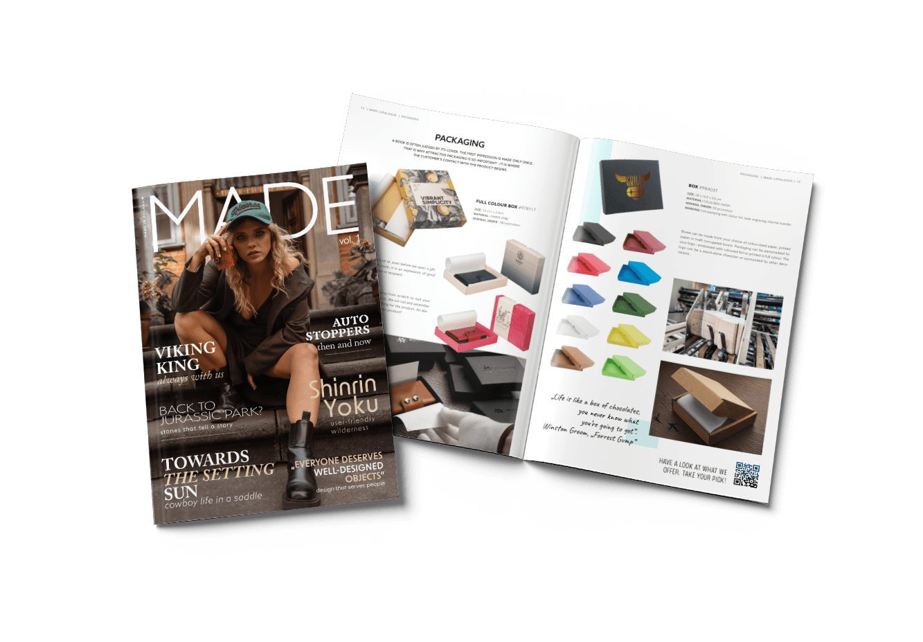 MADE 2024 catalogue with customised cover