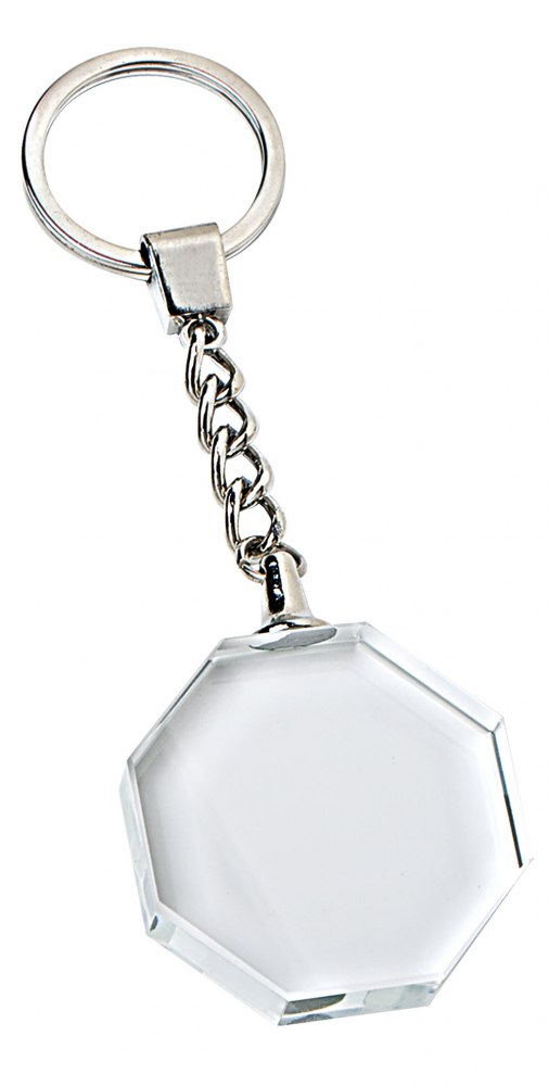 KEYCHAIN CRYSTAL (NO BOX) - 40x40 mm