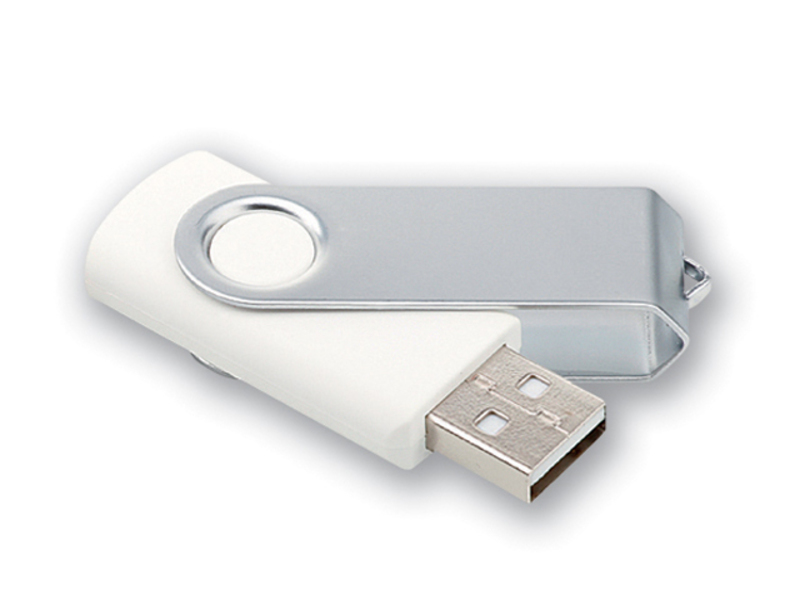 USB FLASH 22 metal USB FLASH 4 GB supporting interface 2.0, White