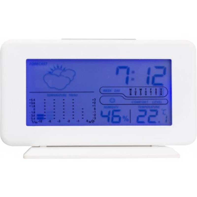 Plastic digital weather station.