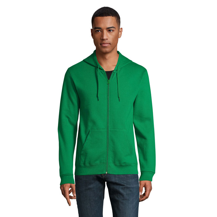 STONE UNISEX ZIP HOODIE