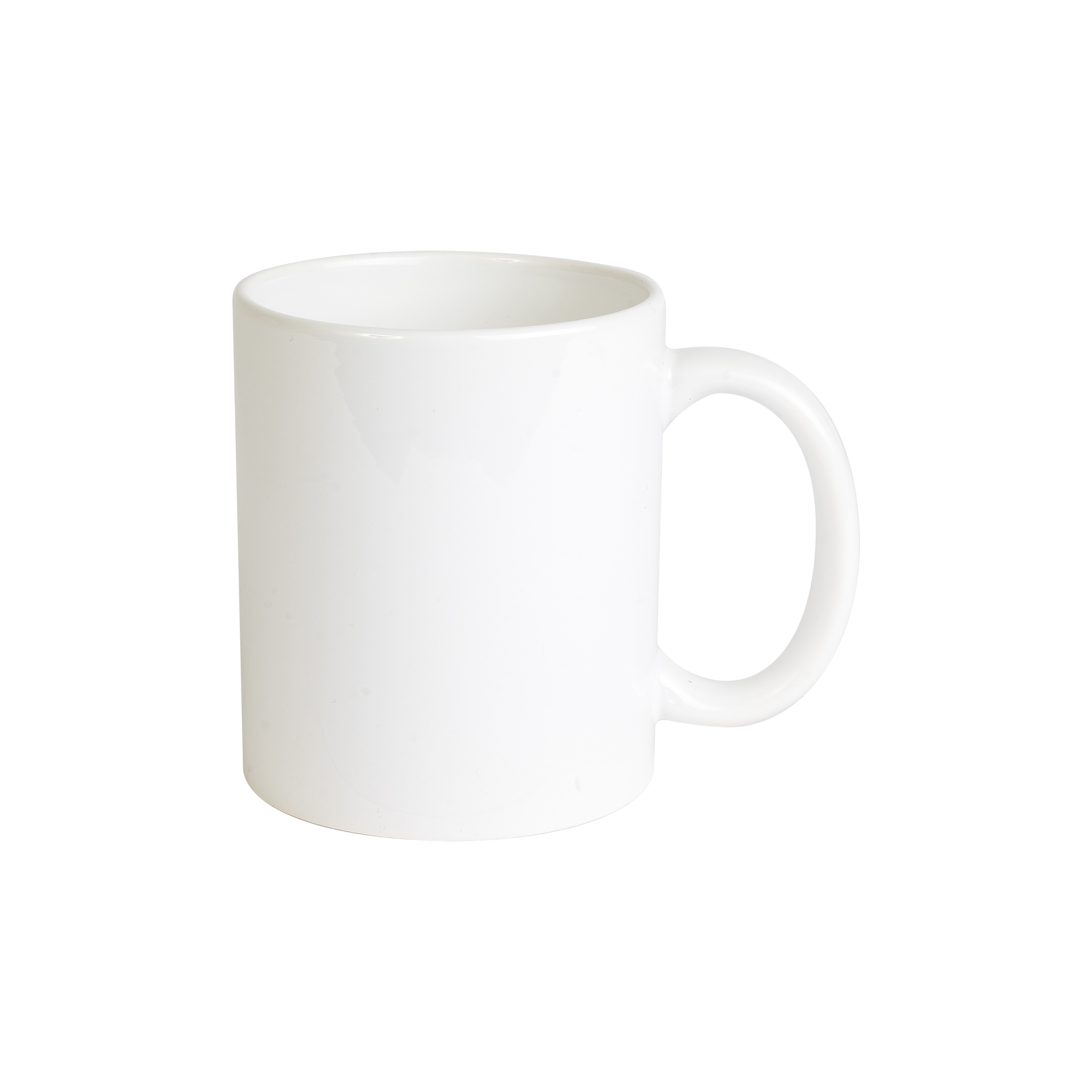 White grade A ceramic mug, suitable for dishwashers and microwaves, white box (0.32 L) White