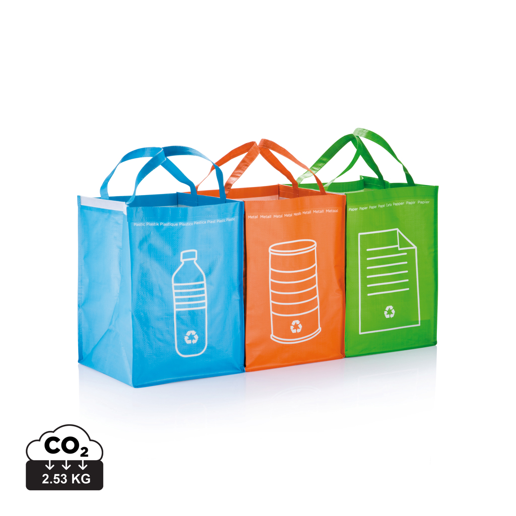 3pcs recycle waste bags