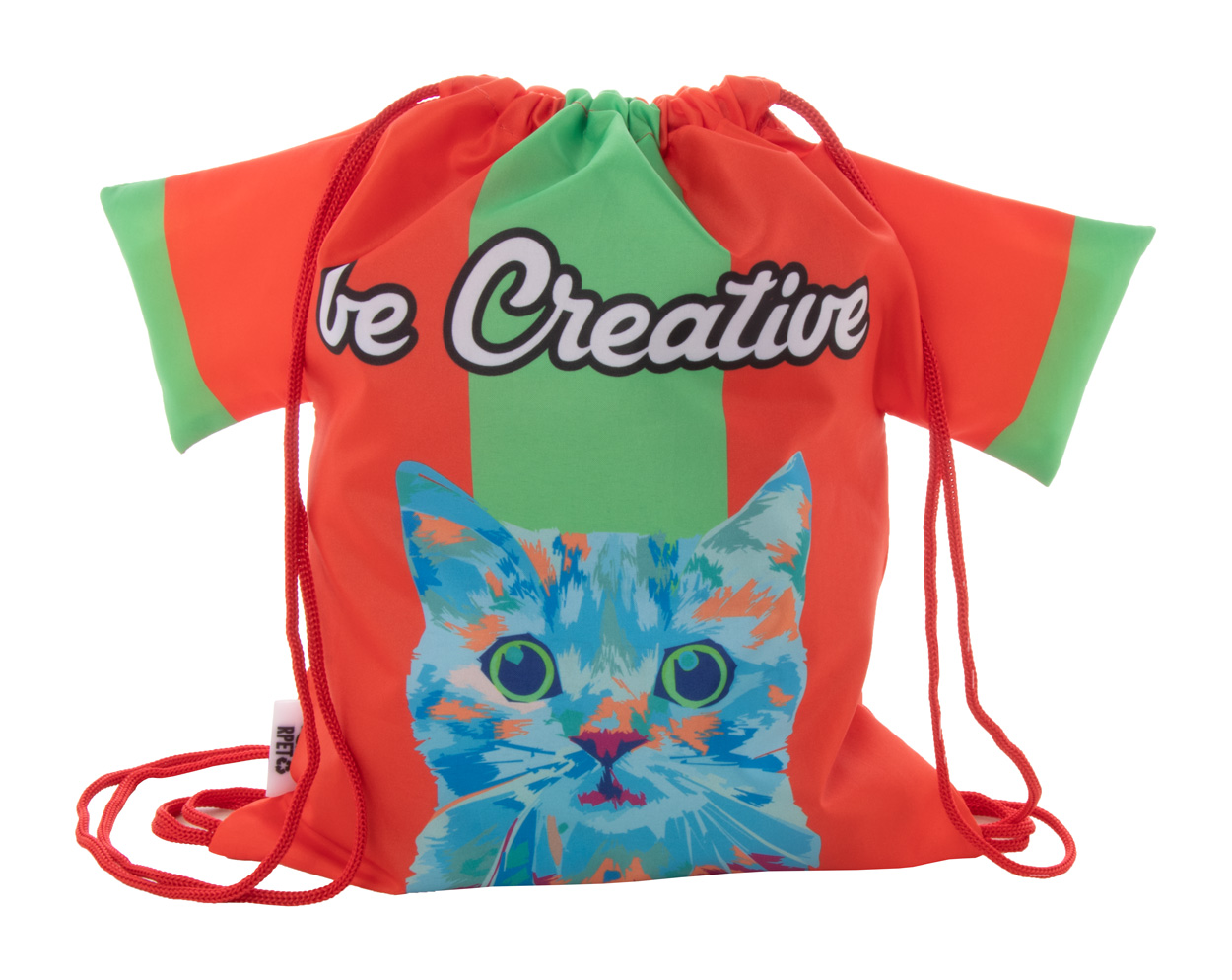 CreaDraw T Kids RPET custom drawstring bag for kids