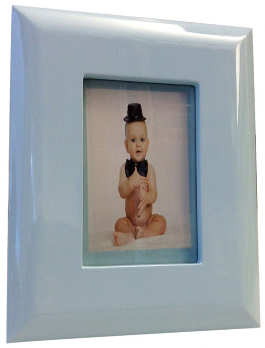 PHOTOFRAME LIGHT BLUE PARTIALLY  FLAT