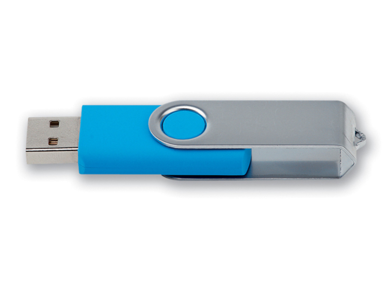 USB FLASH 22 metal USB FLASH 8 GB supporting interface 2.0, Light blue
